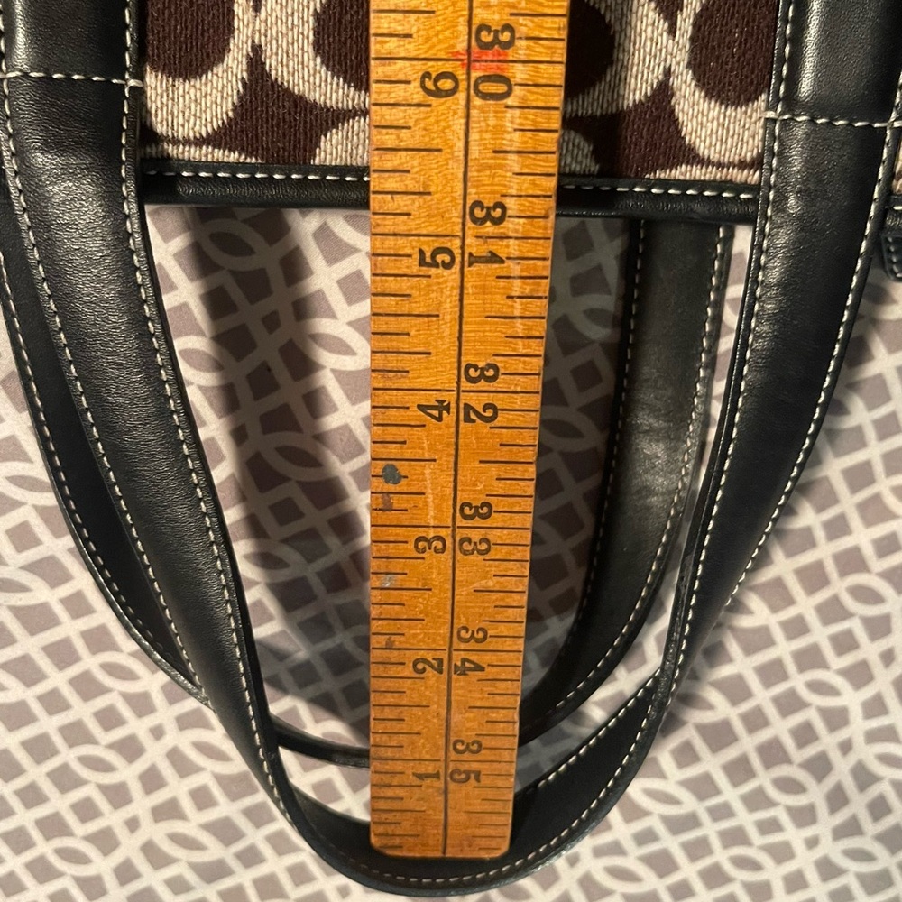 Coach Brown and Cream Shoulder Bag - Picture 16 of 16